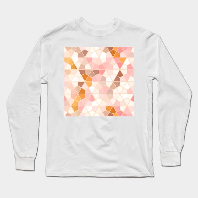 Hexagon Tiles I. Long Sleeve T-Shirt by matise